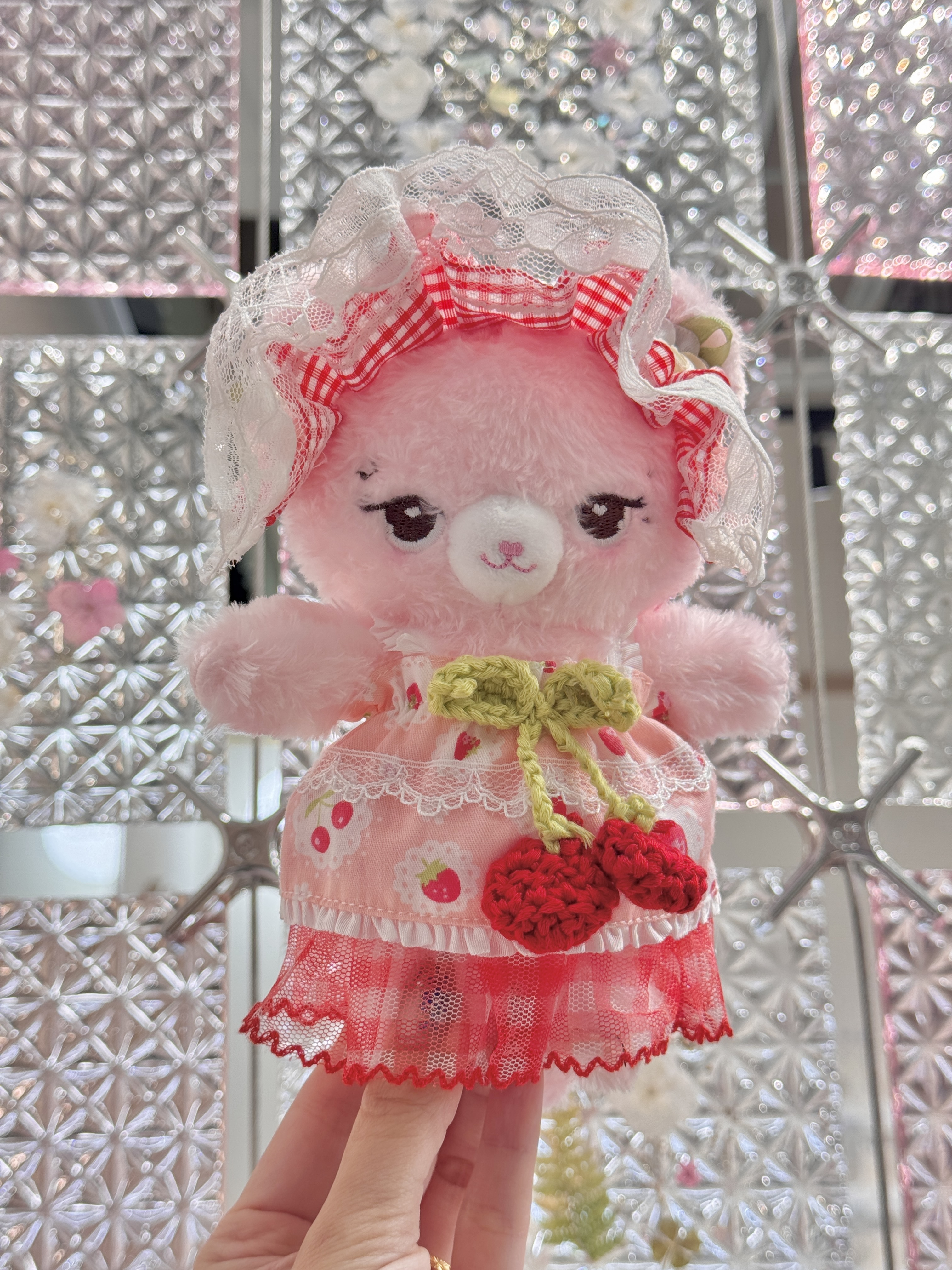 Mini Red Cherry Dress With Headband