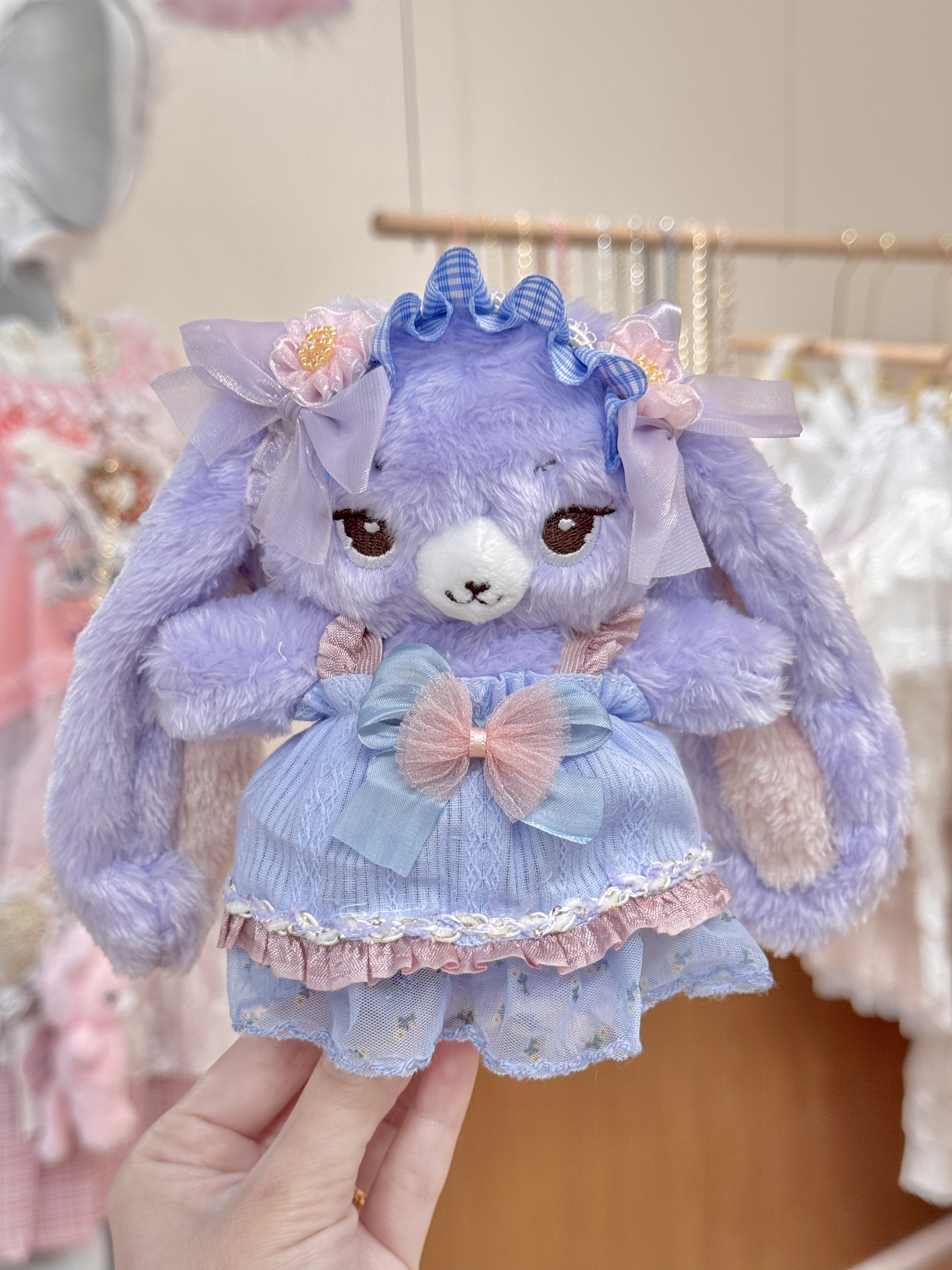 Mini Purple Floral Dress With Headband