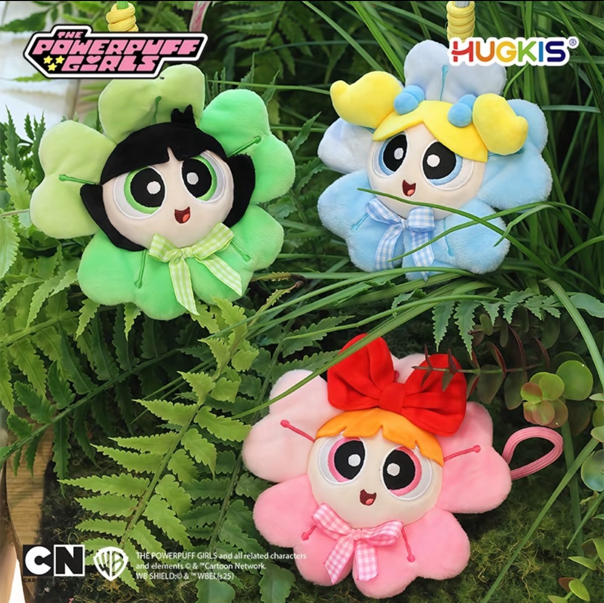 【飛天小女警】 蝴蝶結花朵款 飛天小女警吊飾