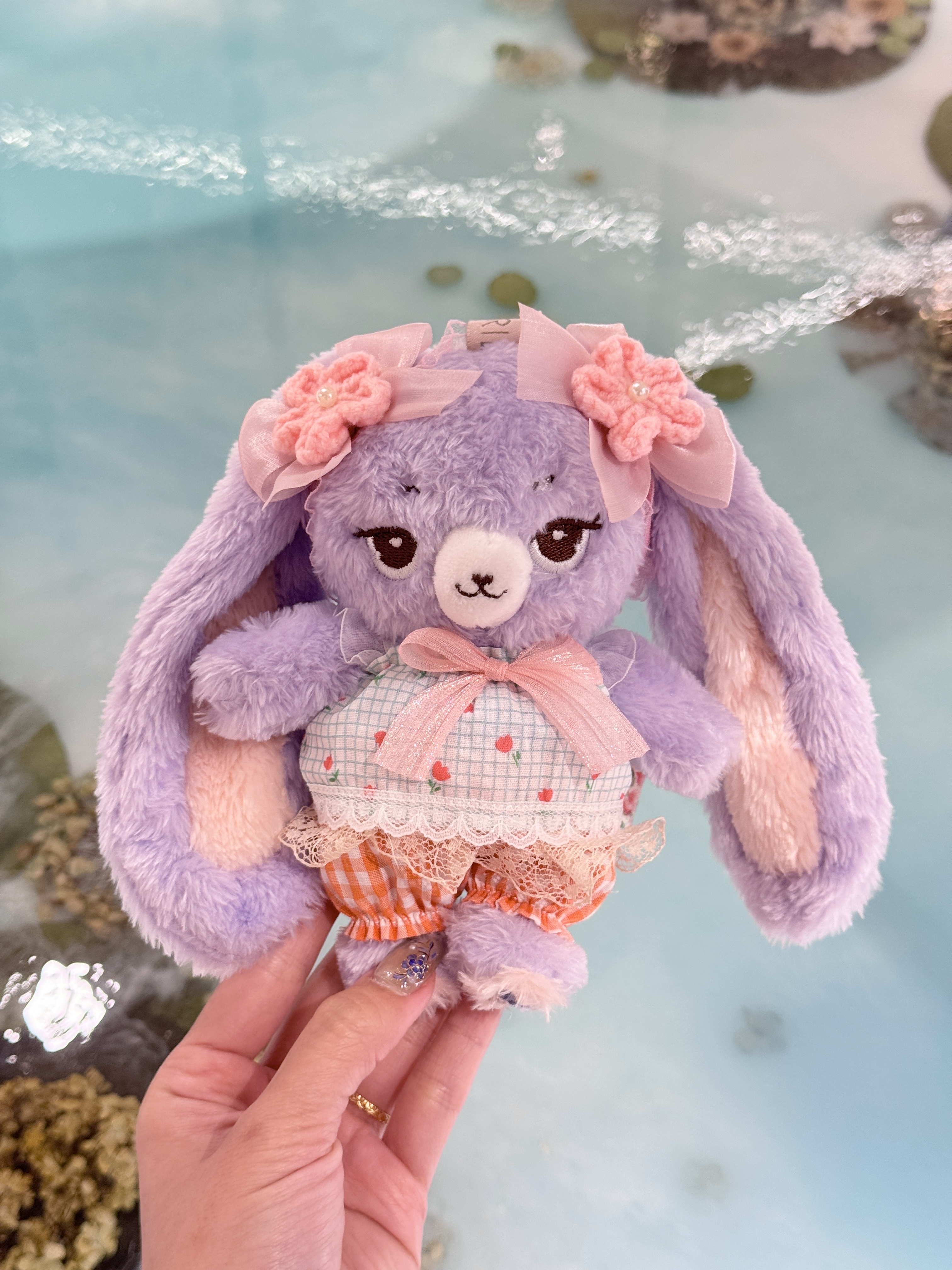 Mini Coral Pantsuit With Headband