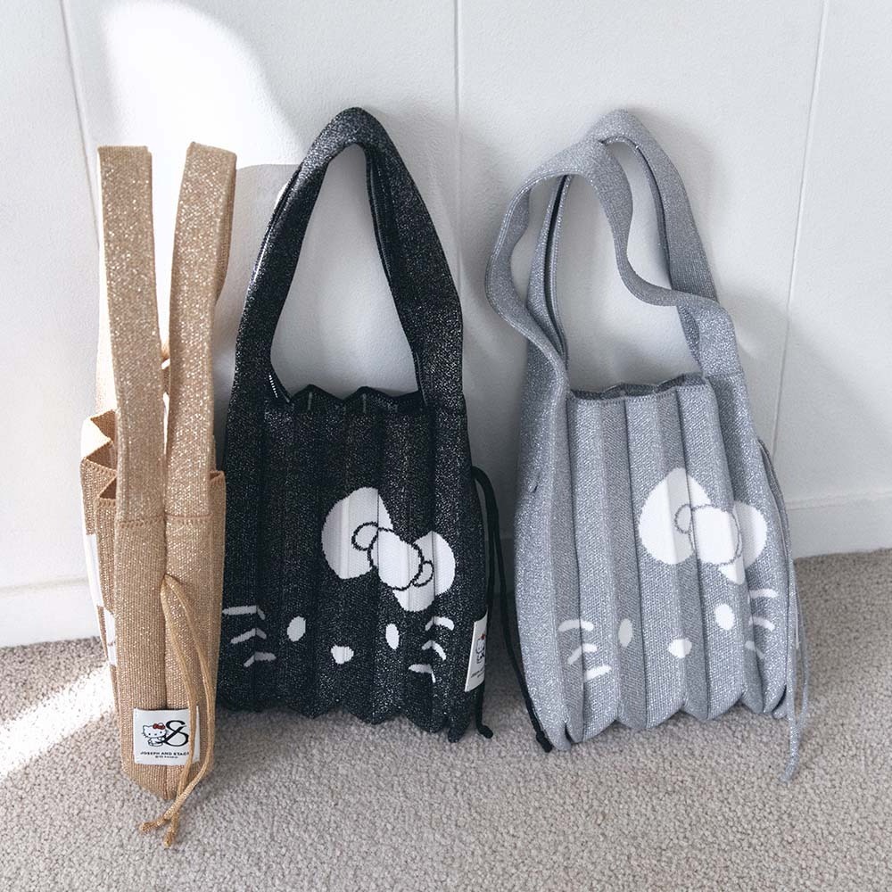 JOSEPH & STACEY LUCKY PLEATS KNIT S Starry Hello Kitty