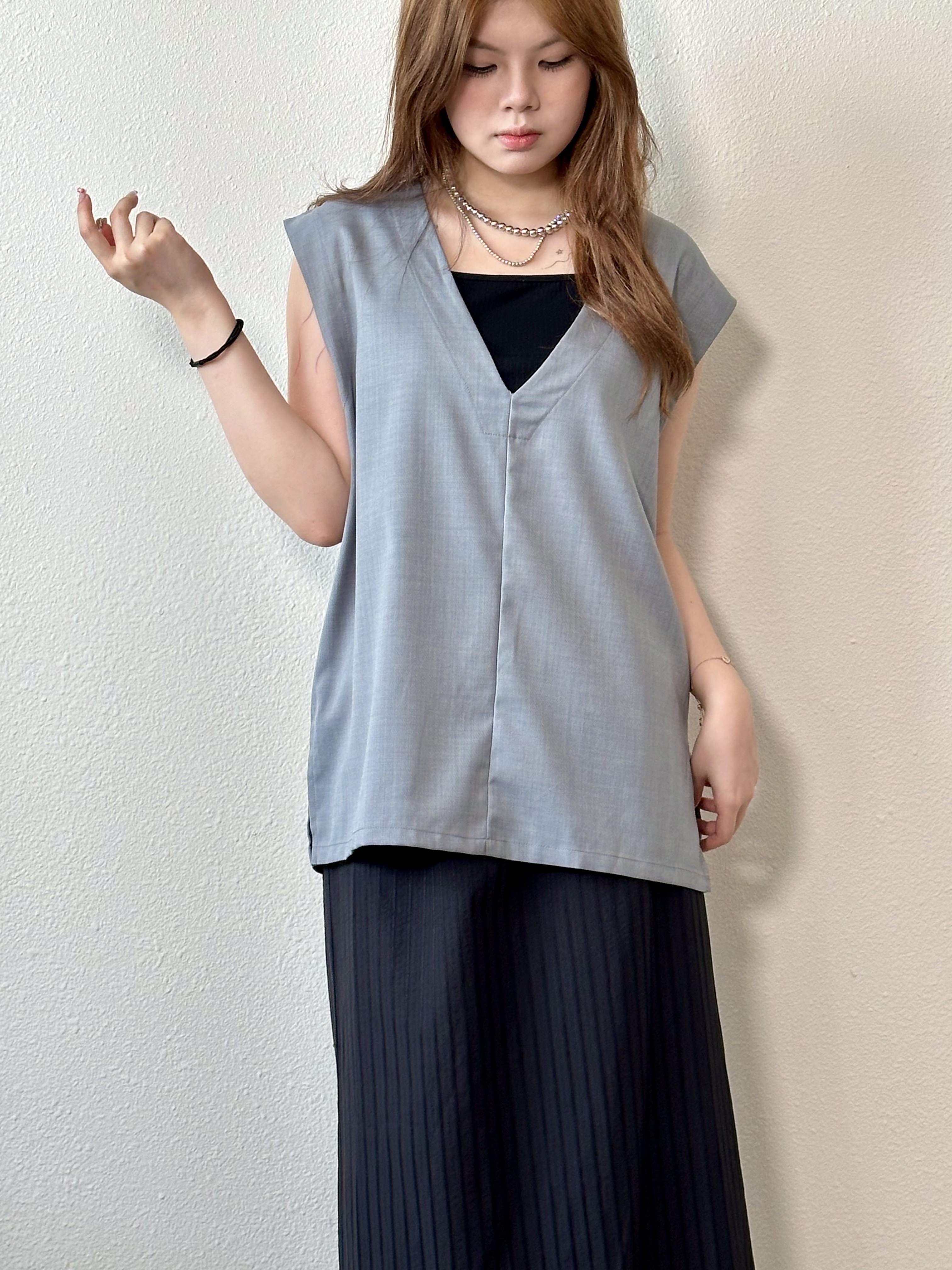 西裝布馬甲 - TT52784