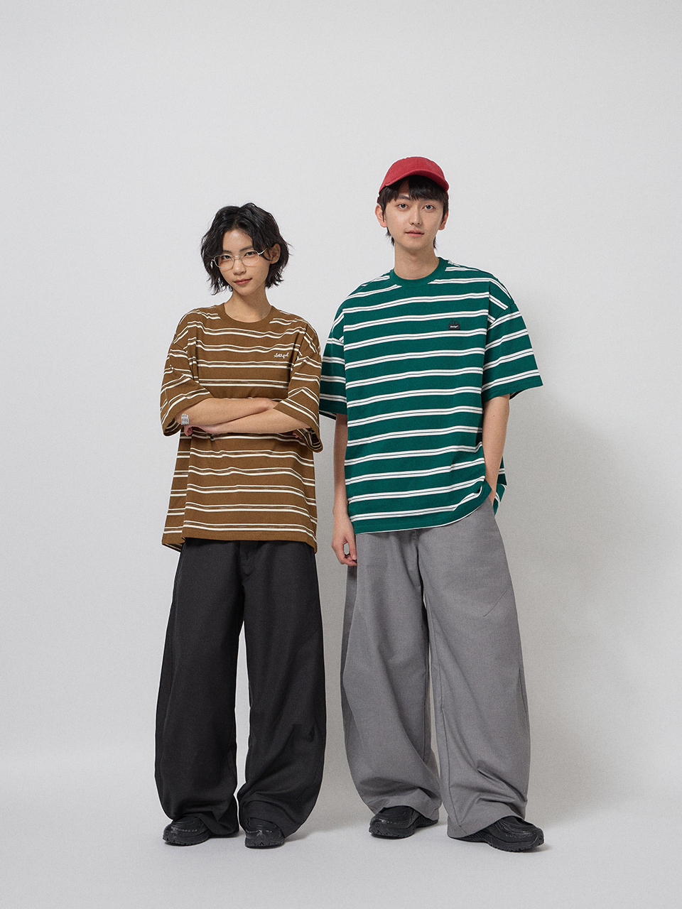 造型抓摺彎刀褲