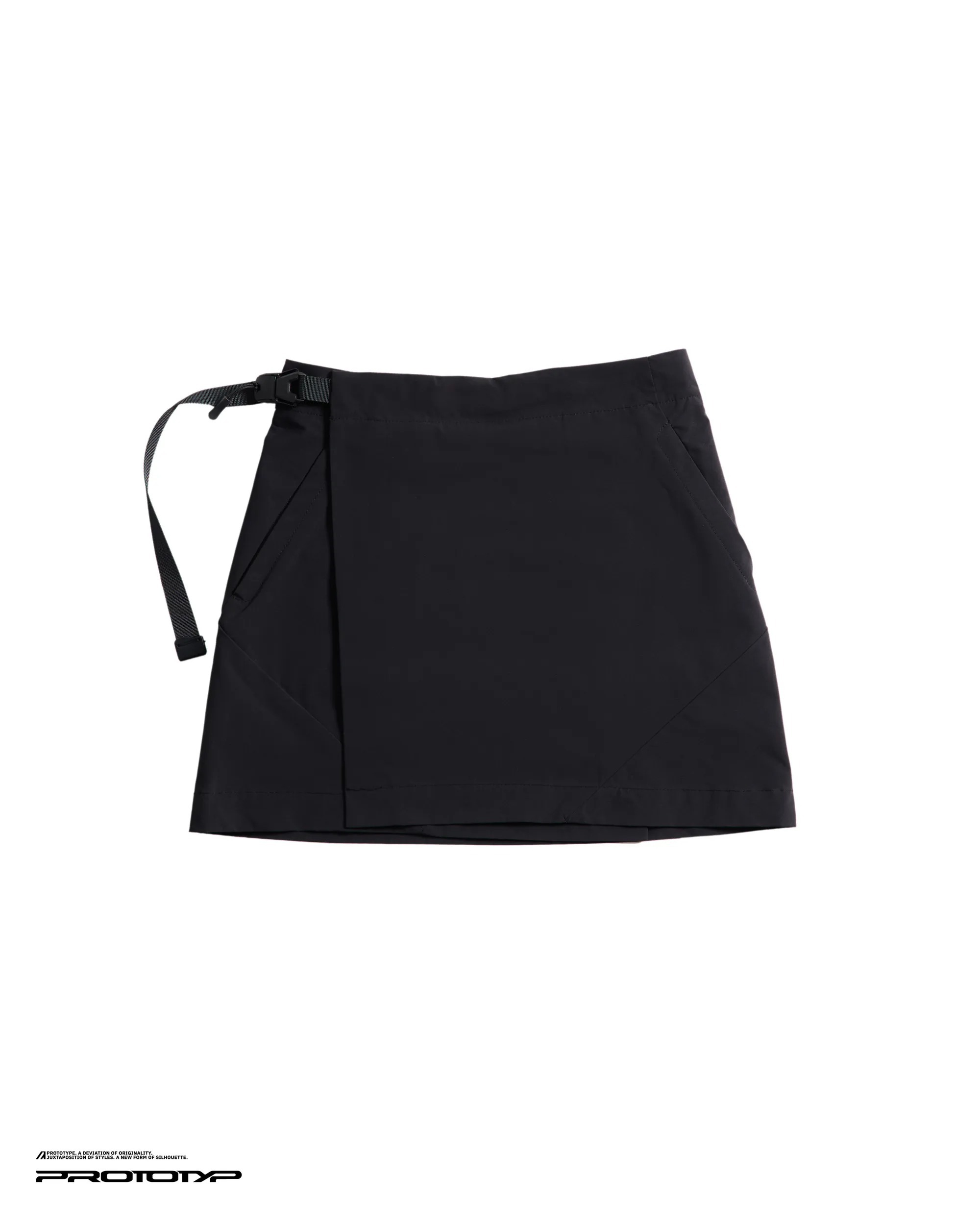 PROTOTYP｜MAR0307 VELOCITY NOVA Wrap Skirt "Black"