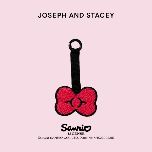 JOSEPH & STACEY Lucky Pleats Knit Keyring