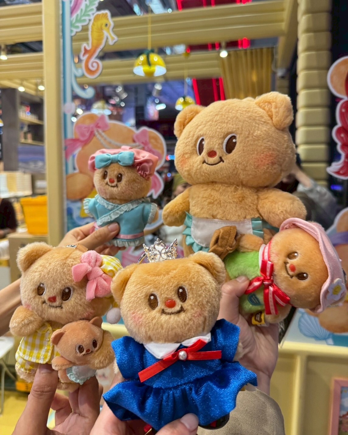 <泰國連線中>Butterbear 奶油小熊 盲盒/圍裙玩偶/美人魚小熊吊飾 娃娃