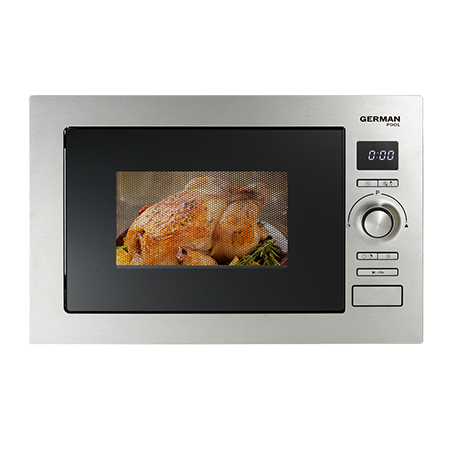 💥New💥 德國寶 German Pool MVH-325‧嵌入式燒烤微波爐‧25公升‧輕觸式‧香港行貨,原廠1年保養‧