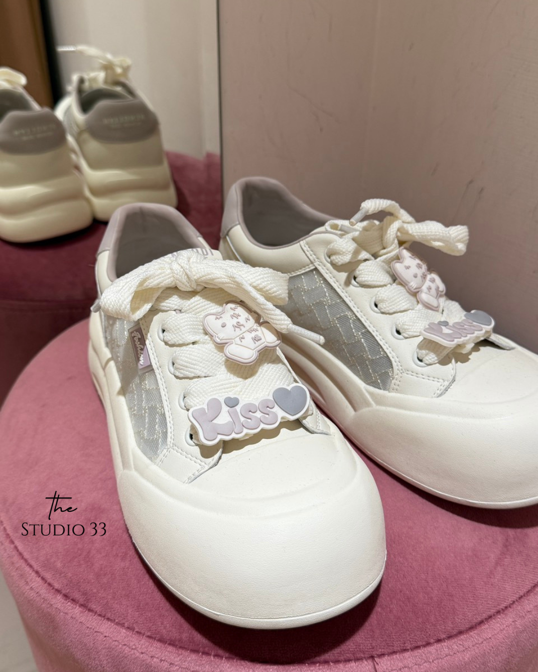 Kiss貓咪透氣厚底鞋