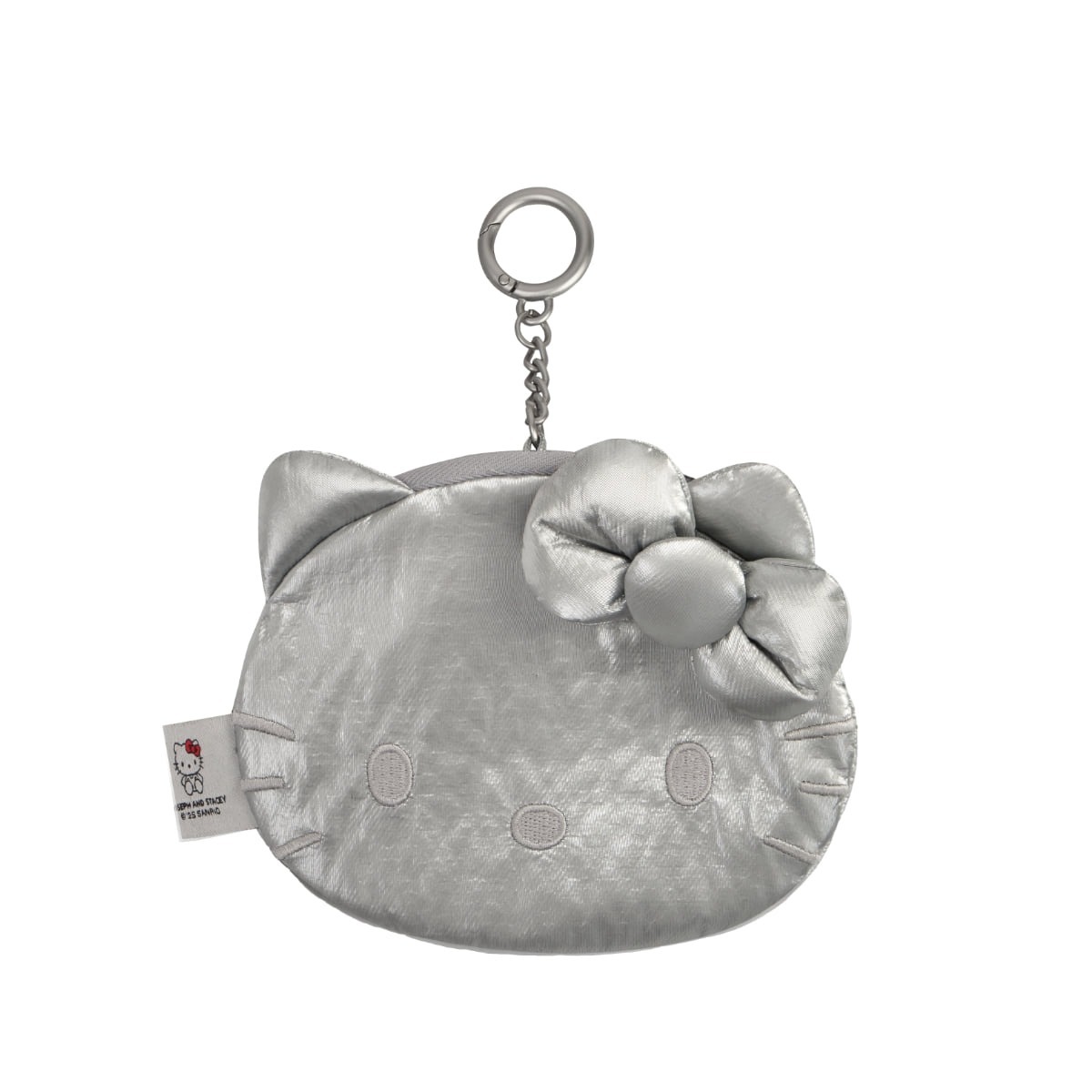 JOSEPH & STACEY Sleek Mini Pouch Hello Kitty Silver