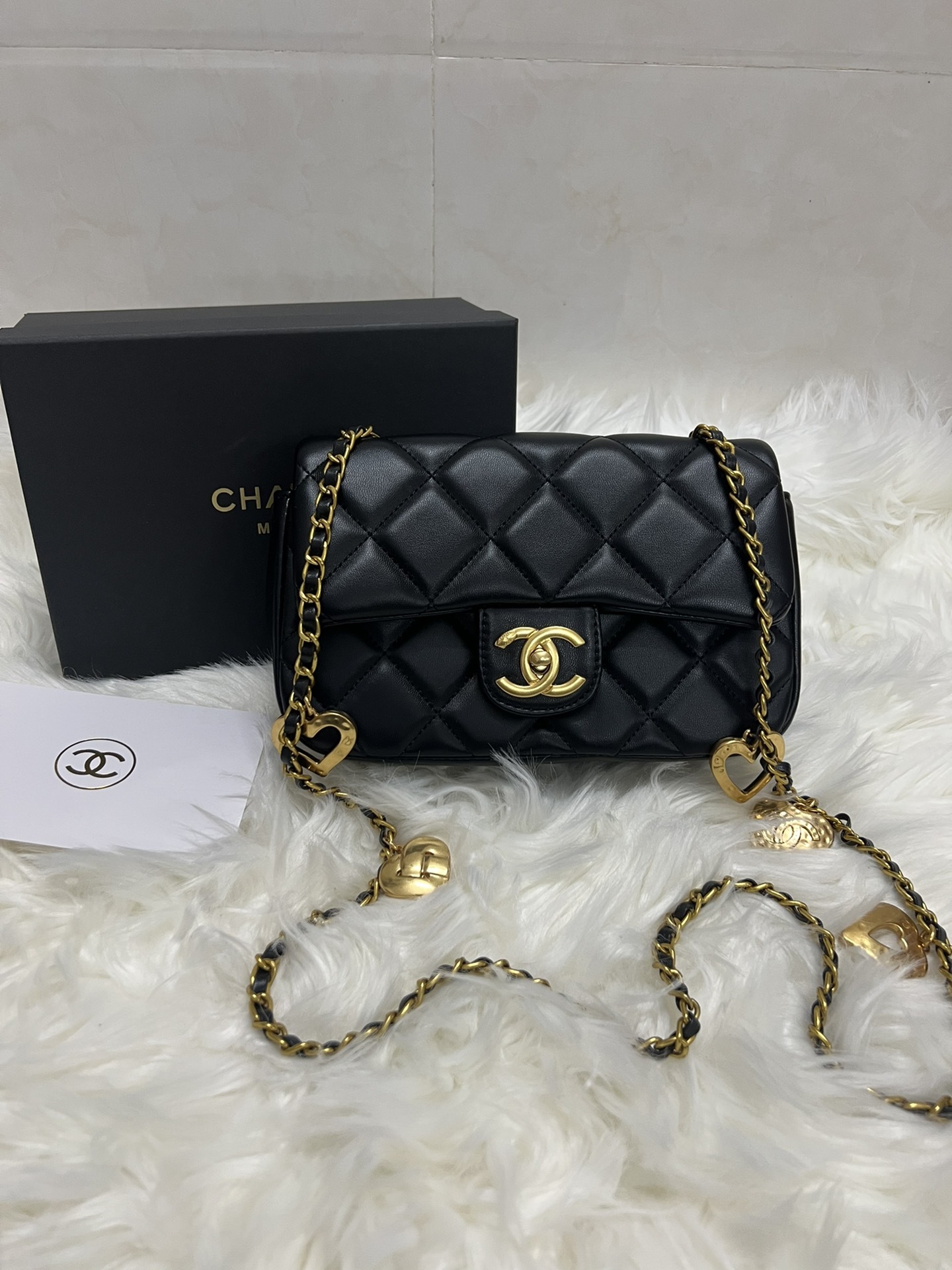 Chanel VIP積分 愛心小手袋