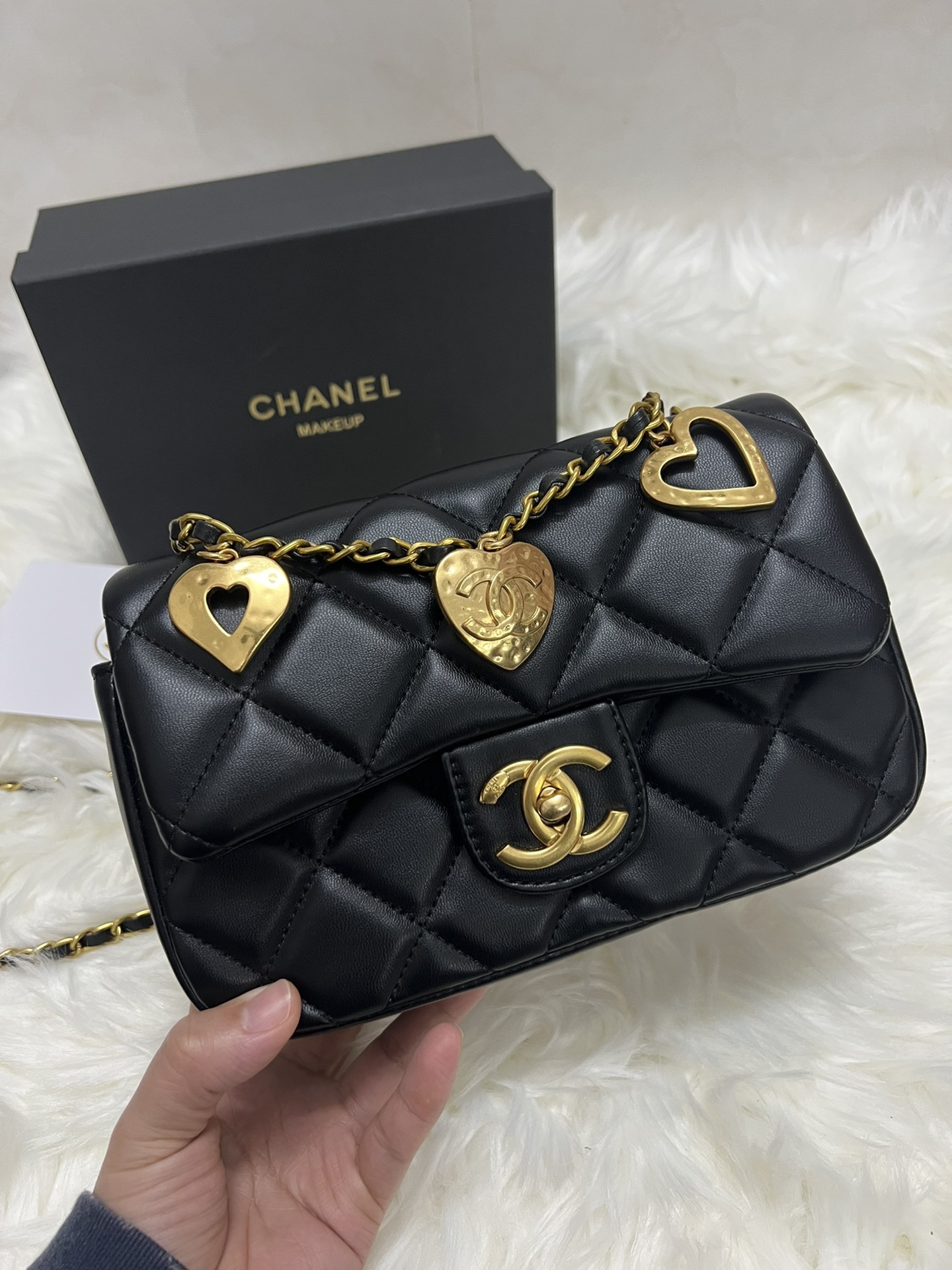 Chanel VIP積分 愛心小手袋