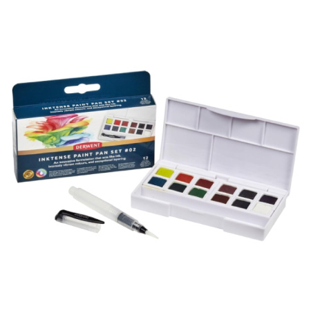 【DERWENT 德爾文】水墨色塊12色旅行盒#02  DW2306244