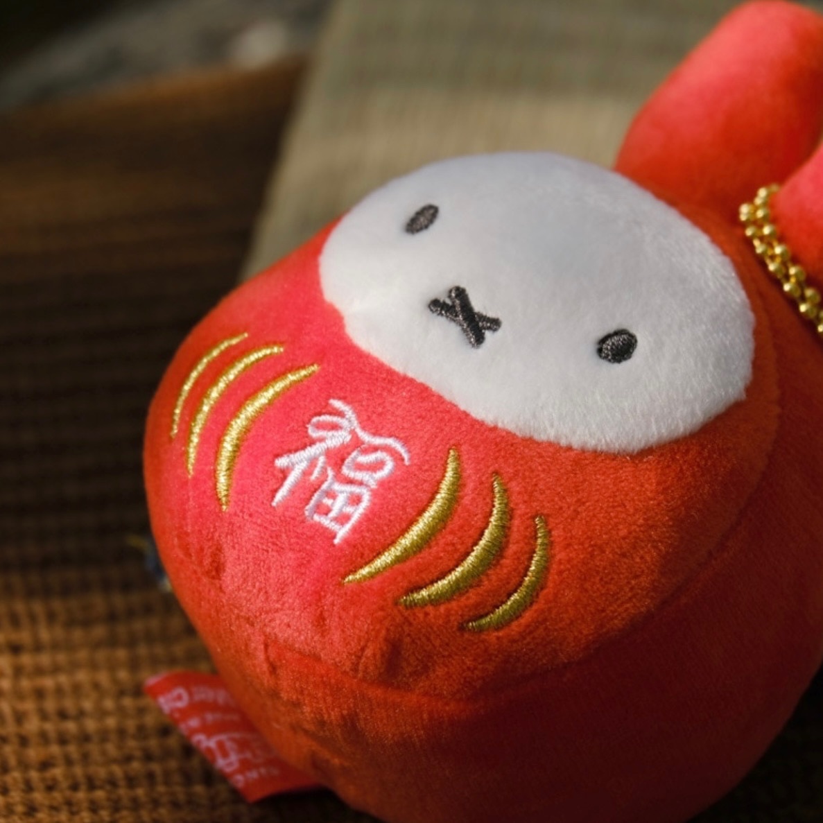 MIFFY 米菲兔 幸運達摩 吉祥物 吊飾 日本代購