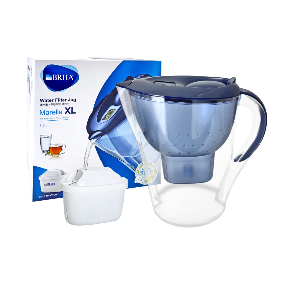 BRITA 馬利拉濾水壺3.5L+MAXTRA PLUS濾芯 共1壺1芯(原裝平輸)
