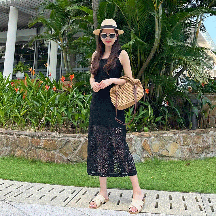 簍空蕾絲洋裝