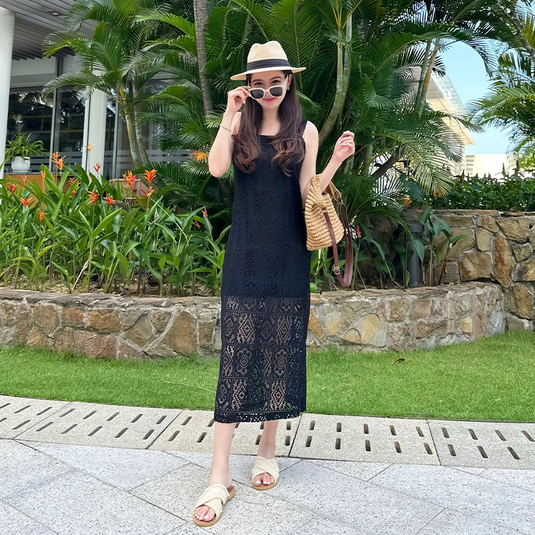 簍空蕾絲洋裝