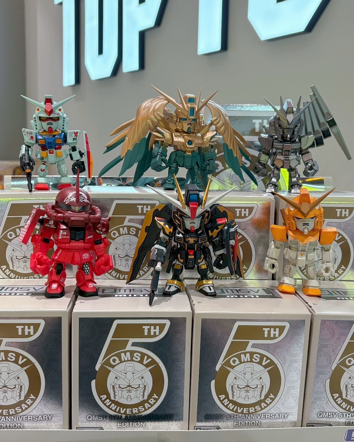 <正版授權>QMSV mini 5周年紀念款 鋼彈盲盒 藝術家聯名設計