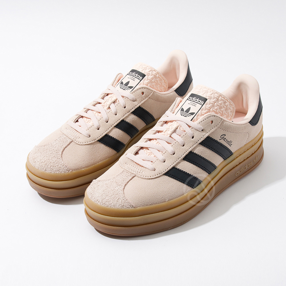 Adidas Gazelle Bold W 女鞋 神奇石英色 拼接中底 厚底 核心 麂皮 休閒鞋 IE0429