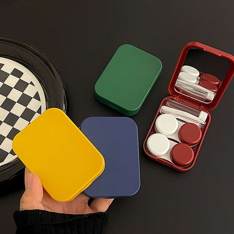 美式經典復古色隱形眼鏡盒