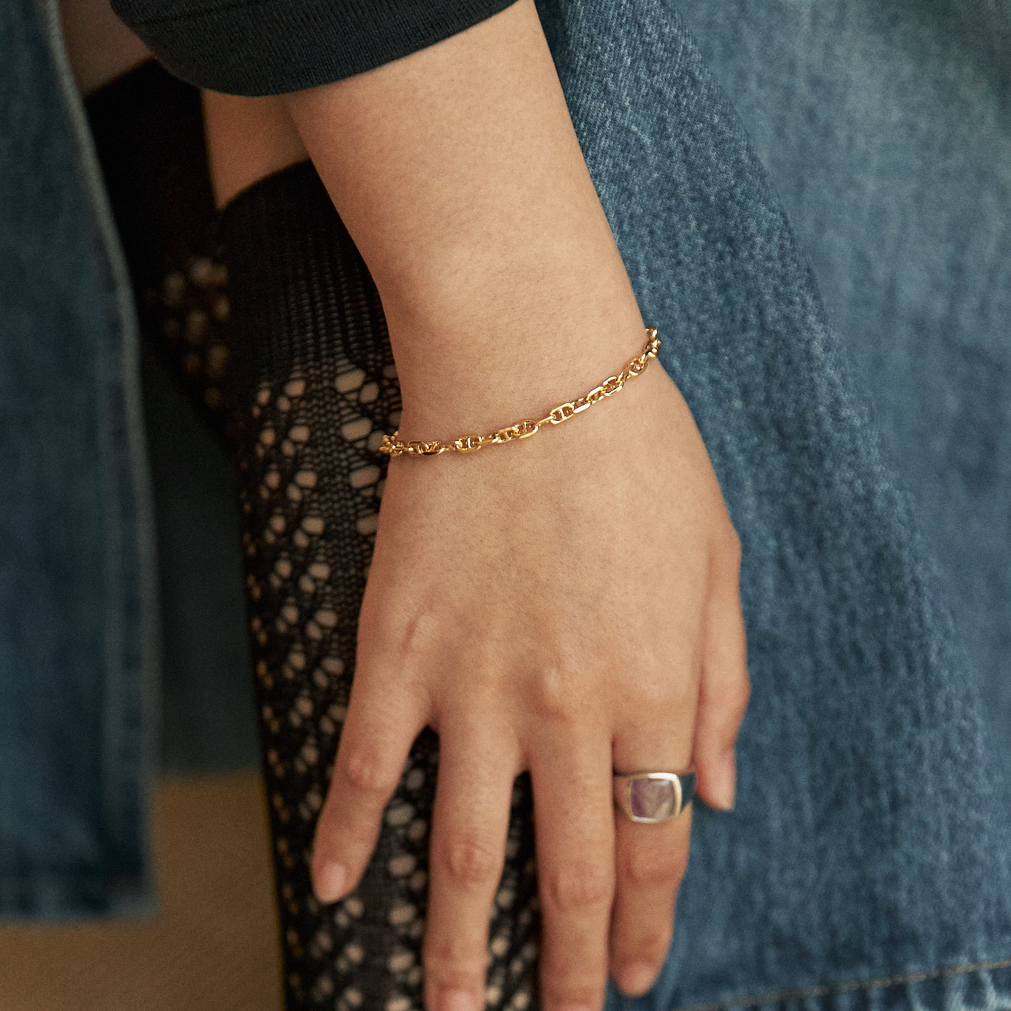 Tom Wood｜Cable Bracelet Gold