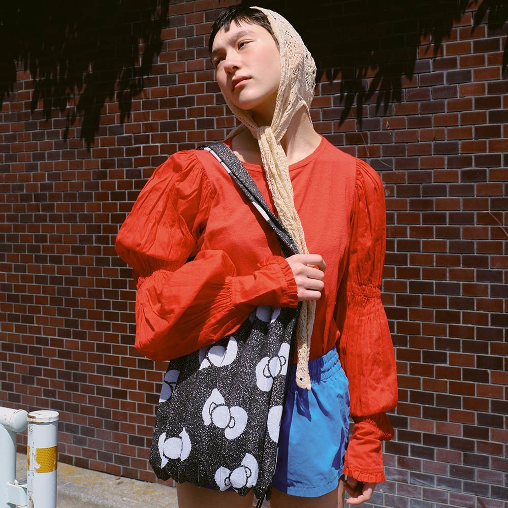 JOSEPH & STACEY LUCKY PLEATS KNIT M Leopard Hello Kitty