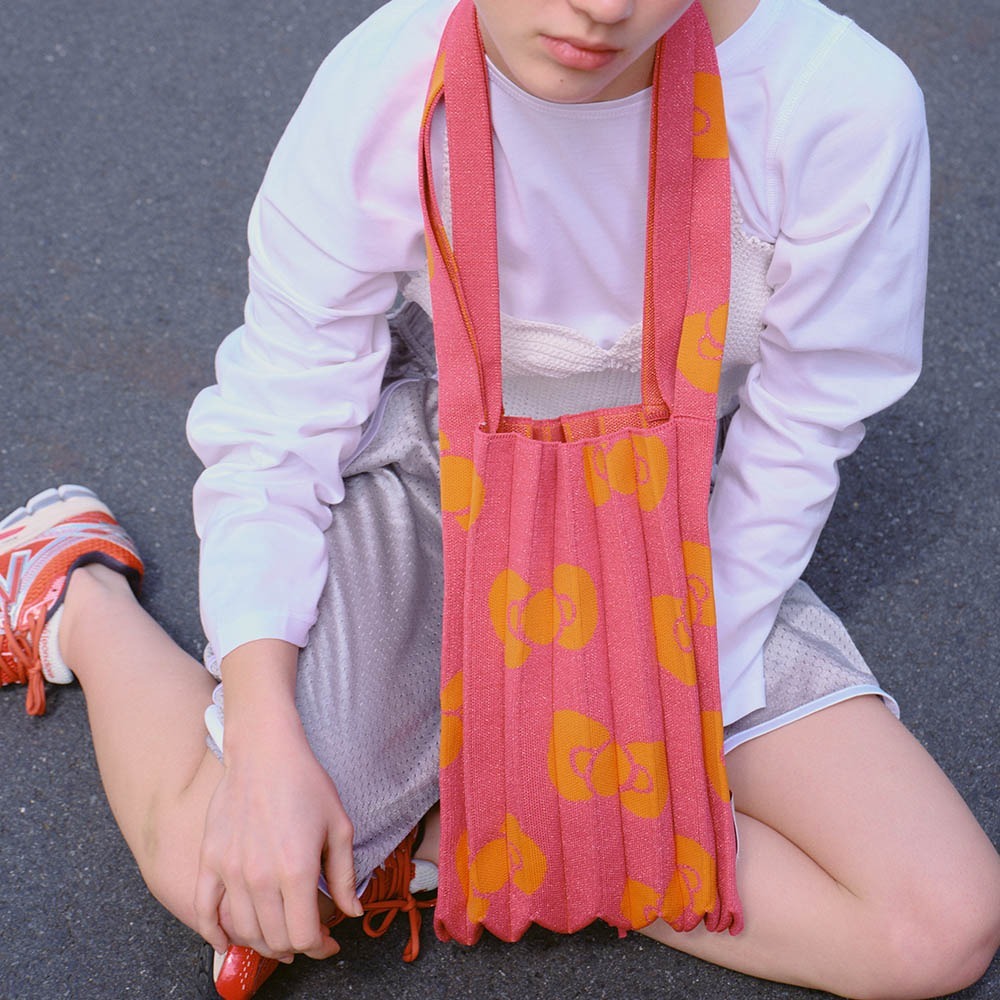 JOSEPH & STACEY LUCKY PLEATS KNIT M Leopard Hello Kitty