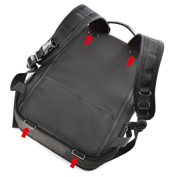 VanNuys E548 High-End Premium Business Backpack Back Pad