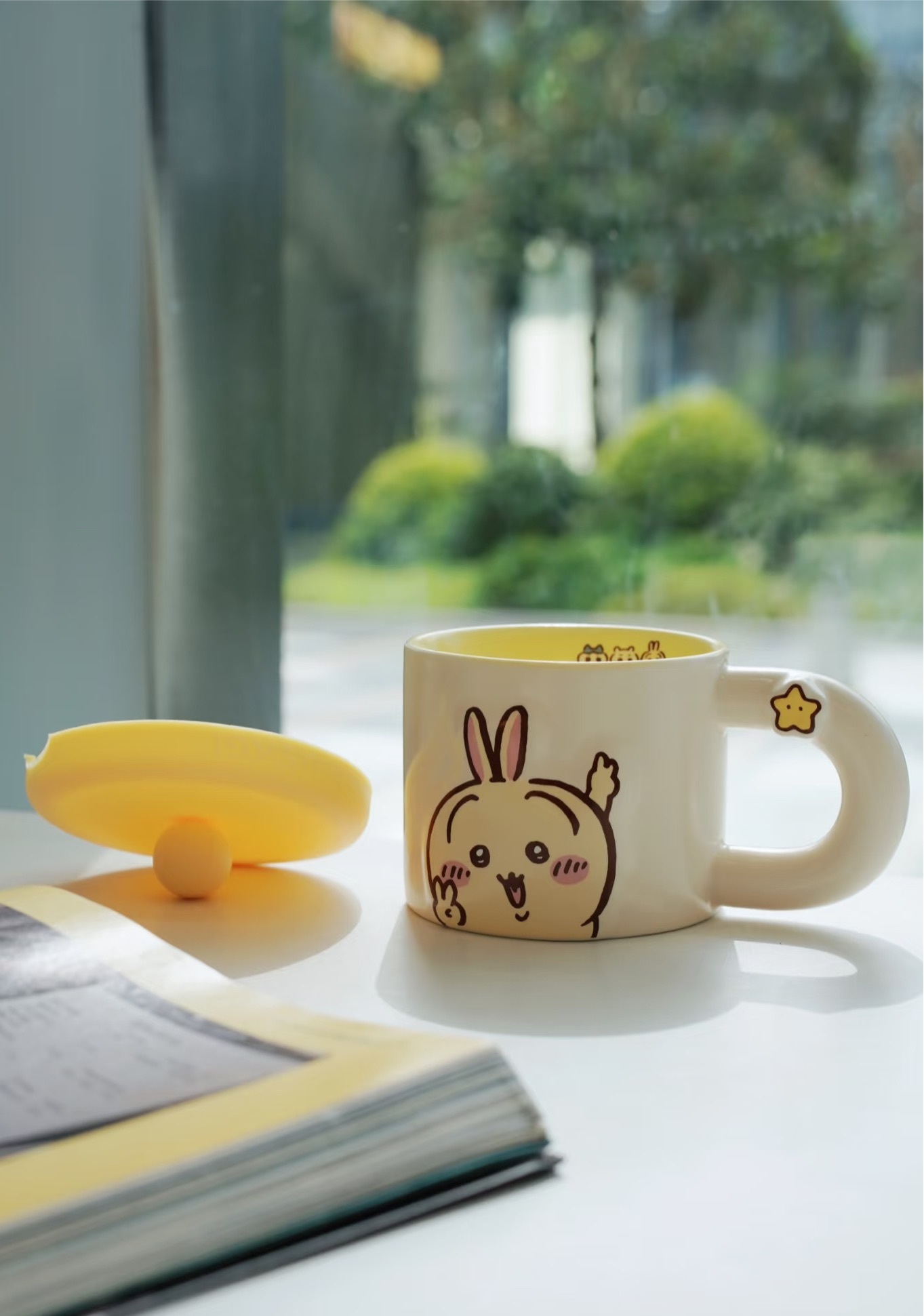 KTQ STORE ‧ Chiikawa 吉伊卡哇 附蓋馬克杯 陶瓷杯 400ml 三款