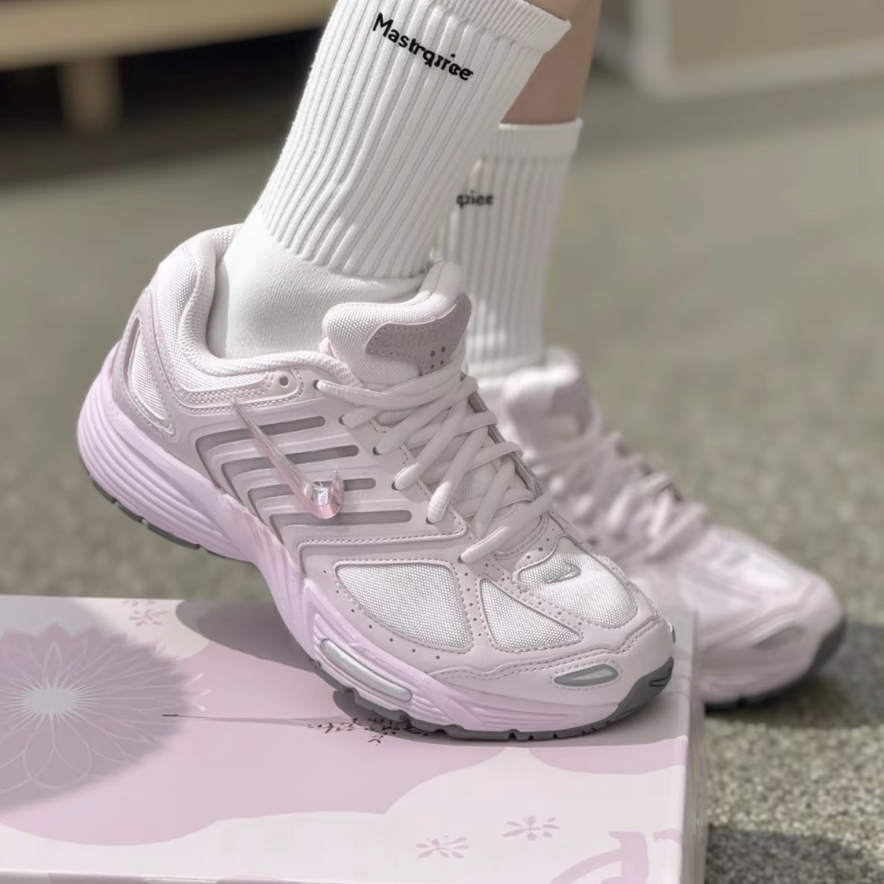 NIKE AIR PEGASUS 2K5 櫻花粉 淡粉 跑步鞋 透氣 女鞋 IB8873-666