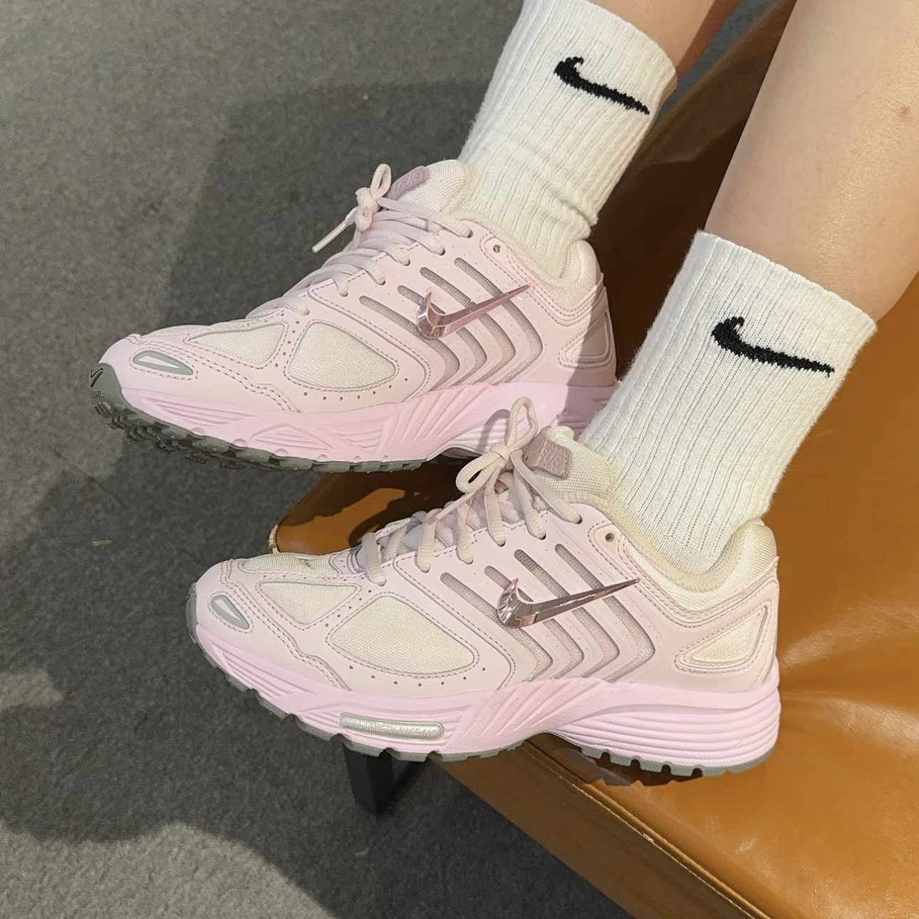 NIKE AIR PEGASUS 2K5 櫻花粉 淡粉 跑步鞋 透氣 女鞋 IB8873-666