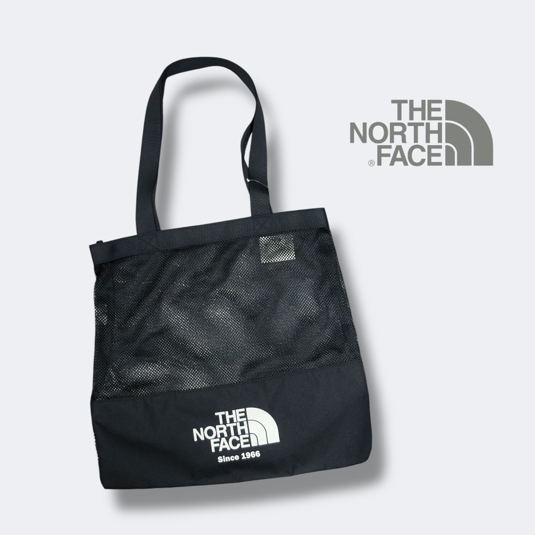 韓國 THE NORTH FACE 白標限定 LOGO 網布 購物袋
