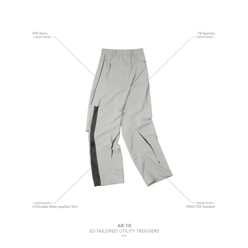 GOOPiMADE] “AR-1X” 3D-Tailored Utility Trousers
