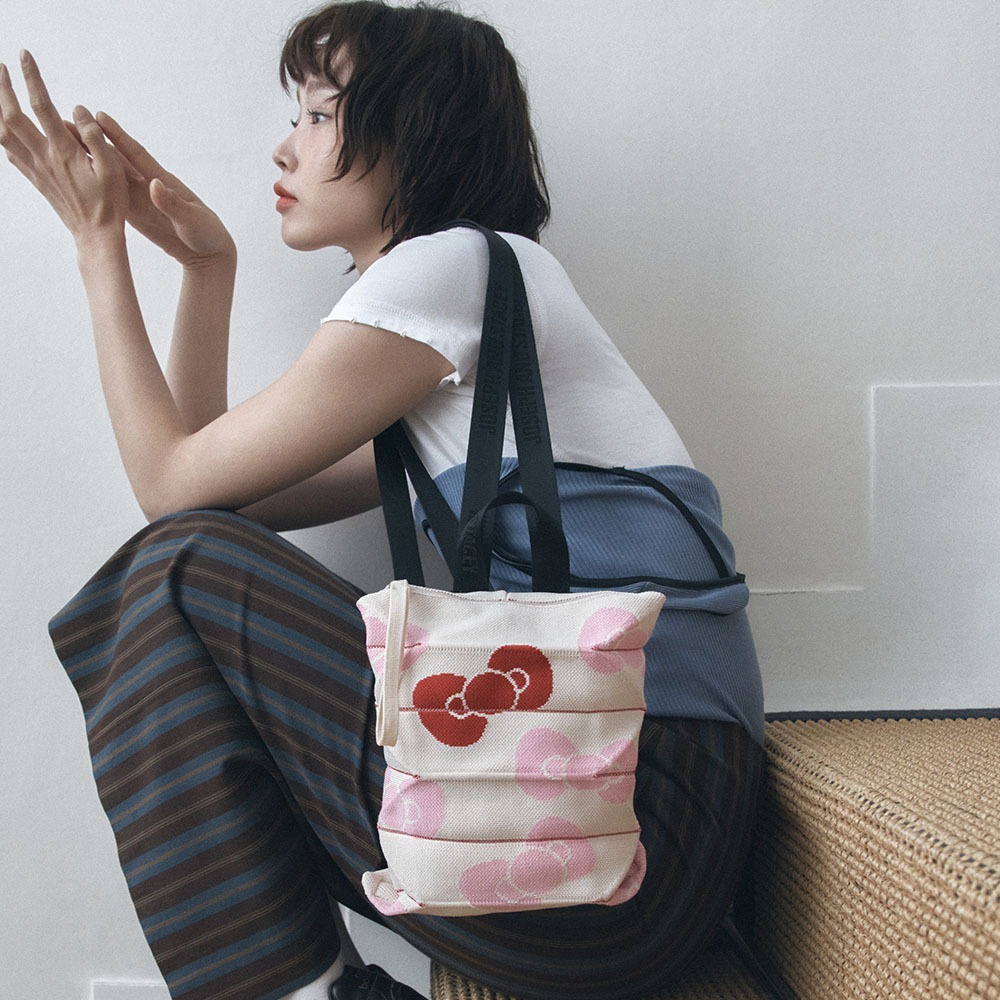 JOSEPH & STACEY X Sanrio LUCKY PLEATS KNIT BACKPACK XS