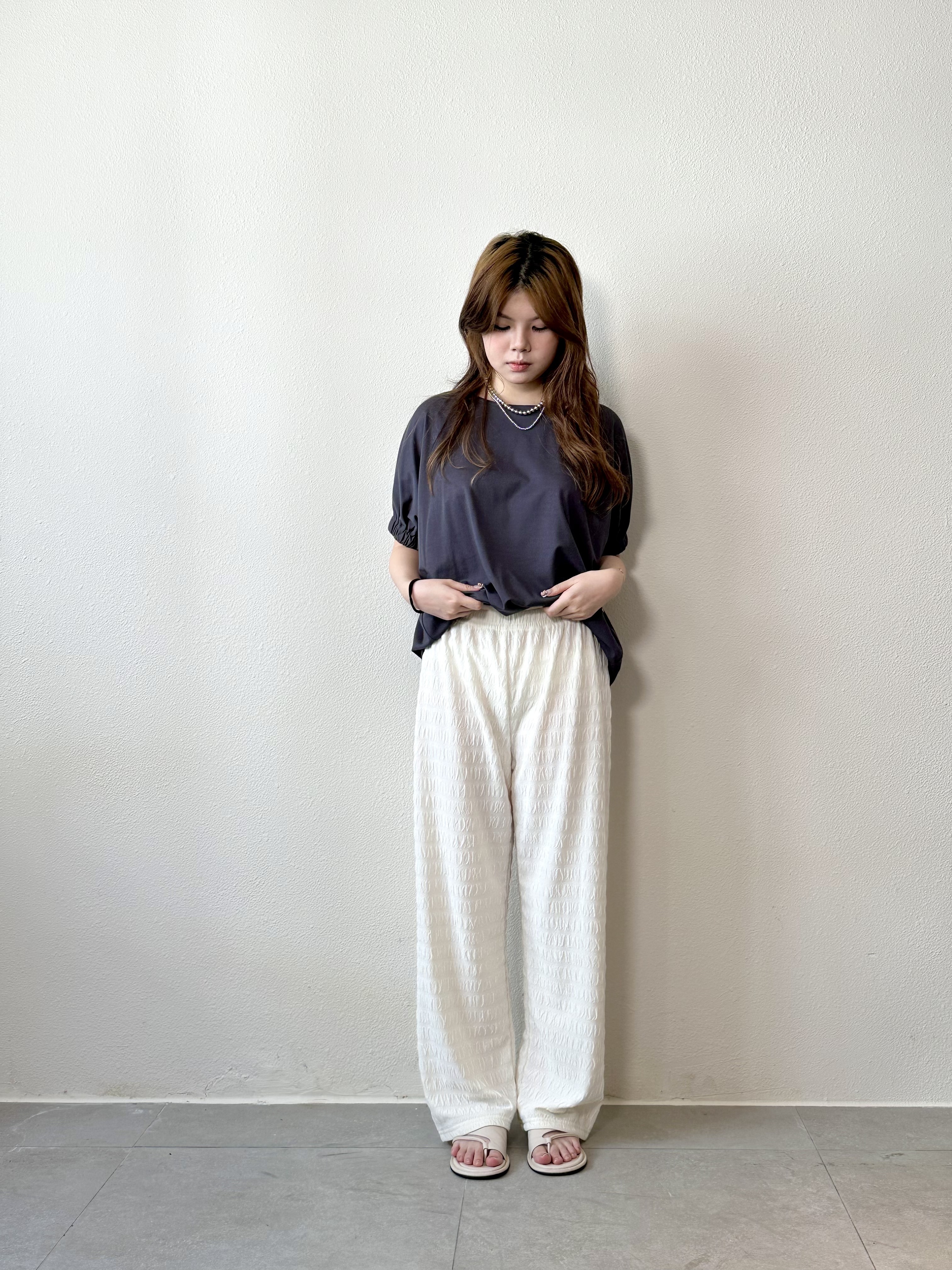 暗花休閑褲 - TR53711