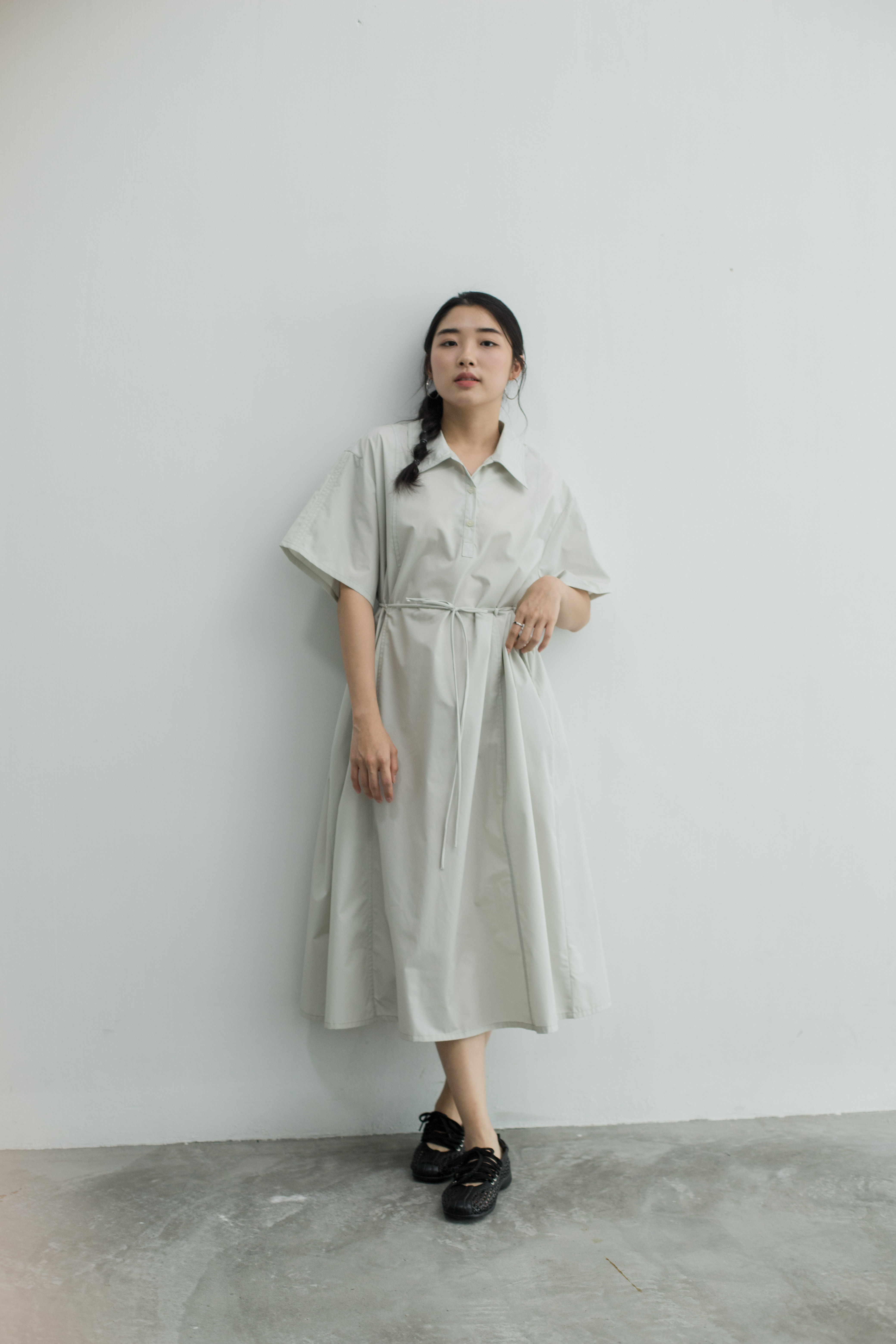 Miya Shirt Dress Grey -2457DLGRY