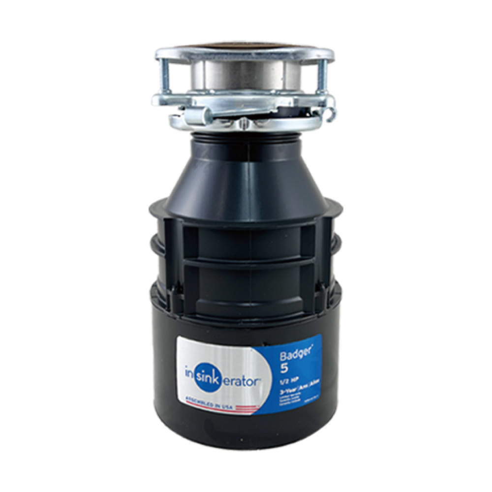 【美國 Insinkerator】鐵胃 廚餘處理機 Badger 5 1/2HP 兩年保固