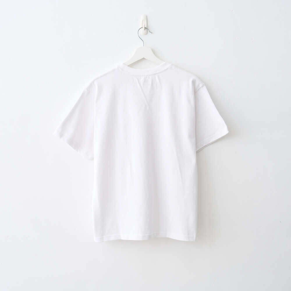 寬版落肩T恤/夜市/白/印花樂ＸViewFinder