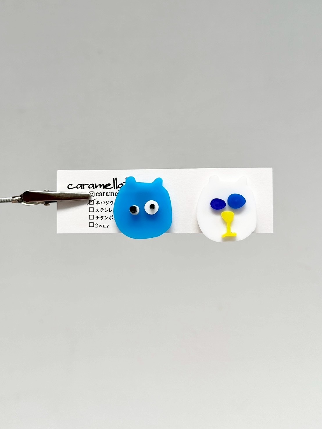 [caramellate] 怪趣表情耳環 | 耳夾 | NO.104