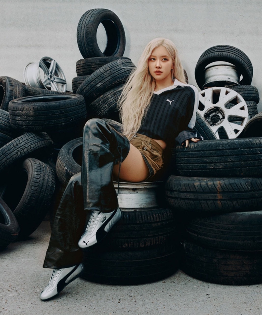 PUMA SPEEDCAT METALLIC 液態銀黑 灰銀 賽車鞋 朴彩英 Rosé代言同款 男女鞋 403689-01 / 現+調