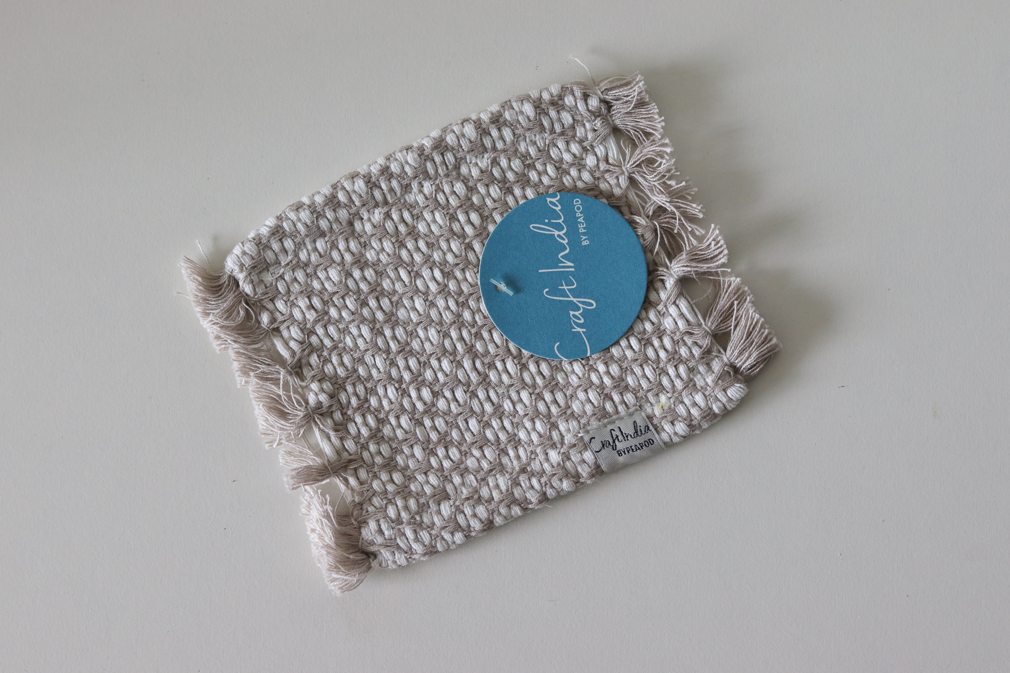 Craft India BY PEAPOD 緹花 手工編織 杯墊