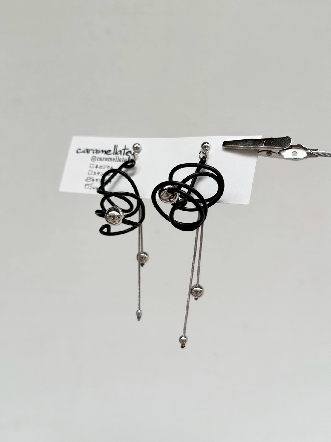 [caramellate] 兩用 | 電線耳環 | 耳針 | NO.108