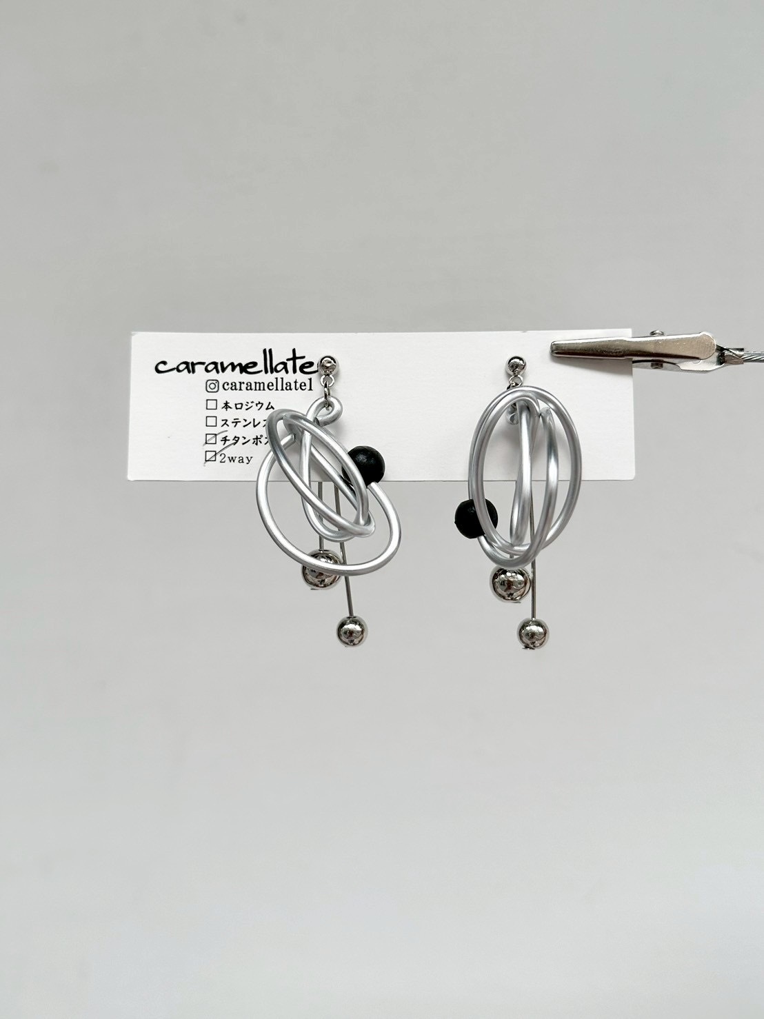 [caramellate] 兩用 | 電線耳環 | 耳針 | NO.109