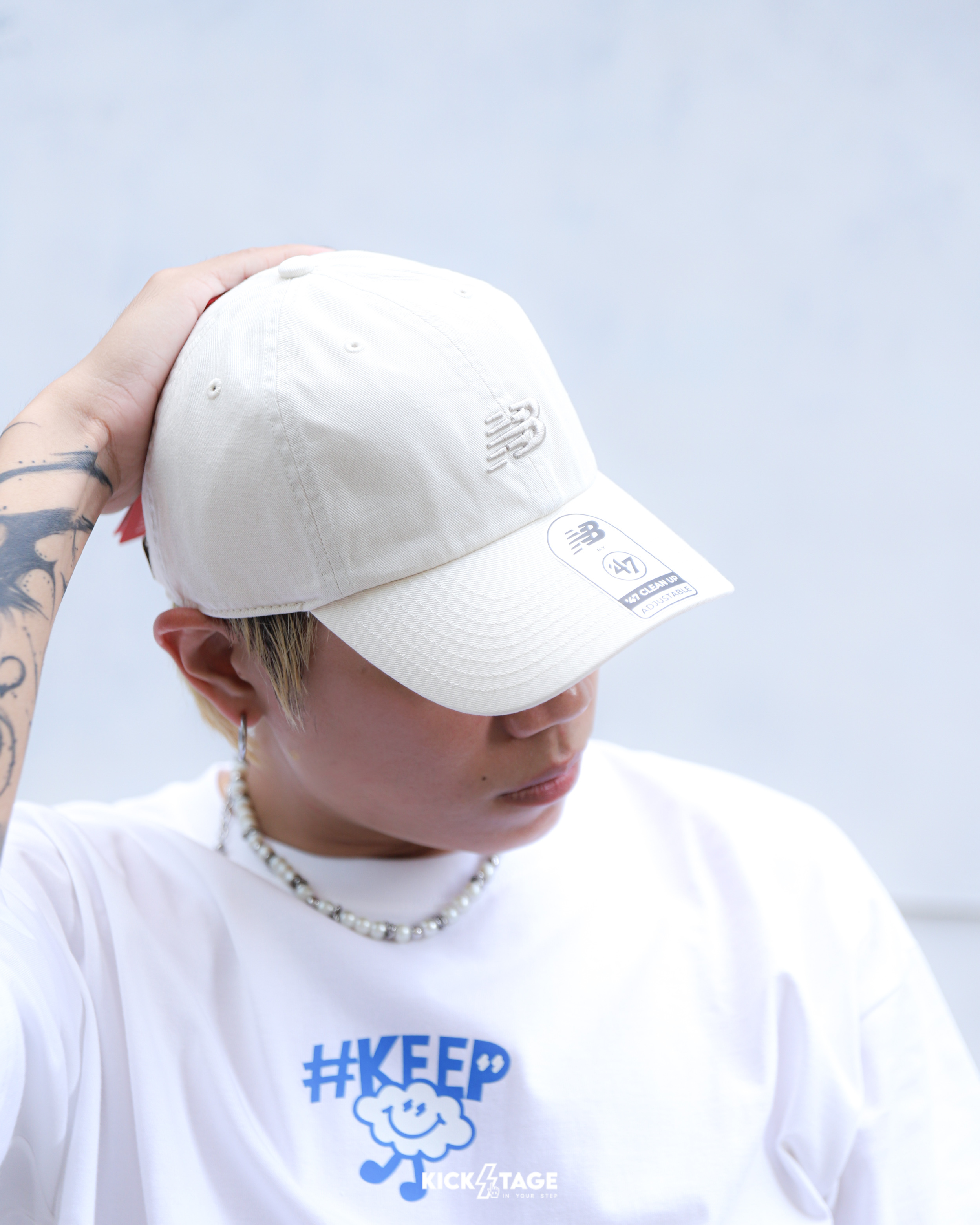 NEW BALANCE x '47 CLEAN UP 黑 藍 米 47聯名 NB 立體刺繡 百搭 老帽 棒球帽【LAH00151】