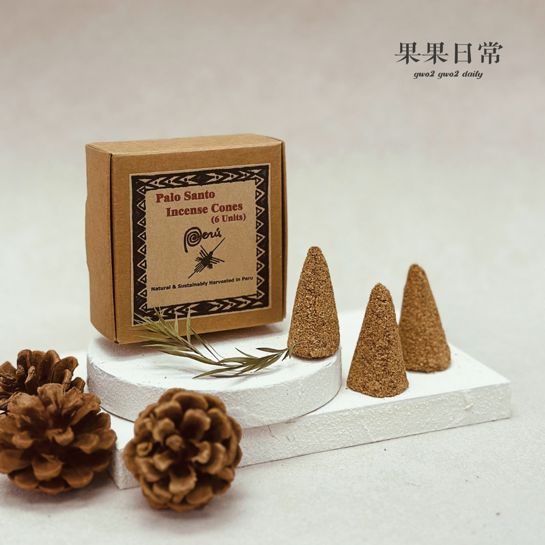 (可預訂) 秘魯聖木塔香(6粒) Palo Santo Incense Cones (6units)