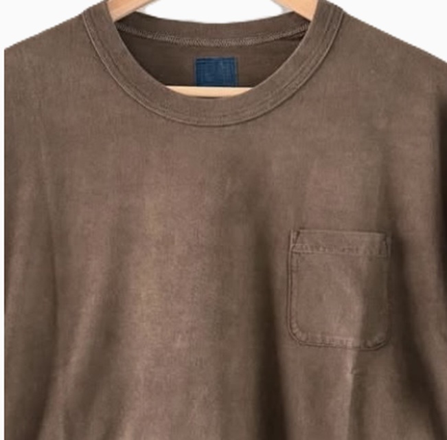 VISVIM ICT 2025 A/W JUMBO TEE S/S (NATURAL DYE 天然染) - MUD PRE ORDER ITEM (預訂中)