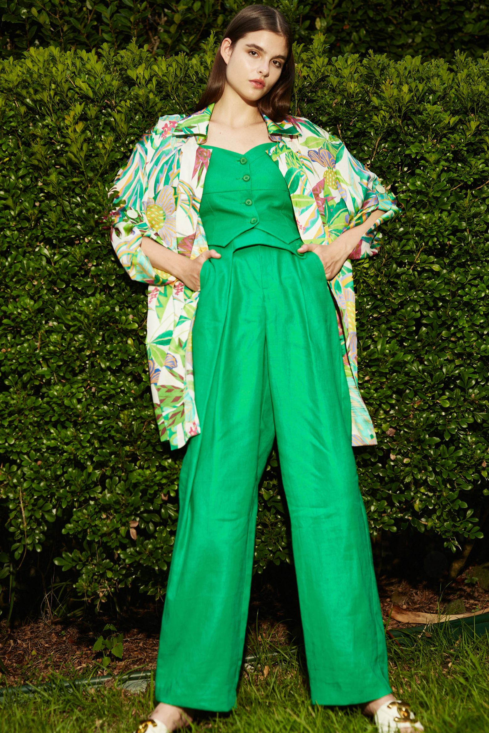 BD10026B1 光之森林休閒寬褲