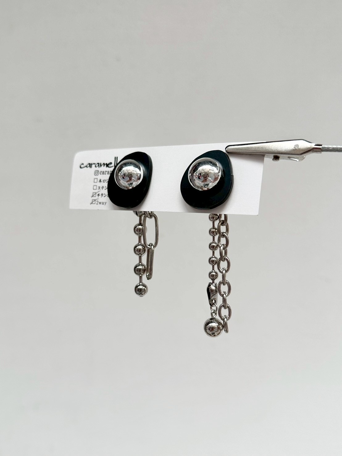 [caramellate] 兩用 | 電線耳環 | 耳針 | NO.112