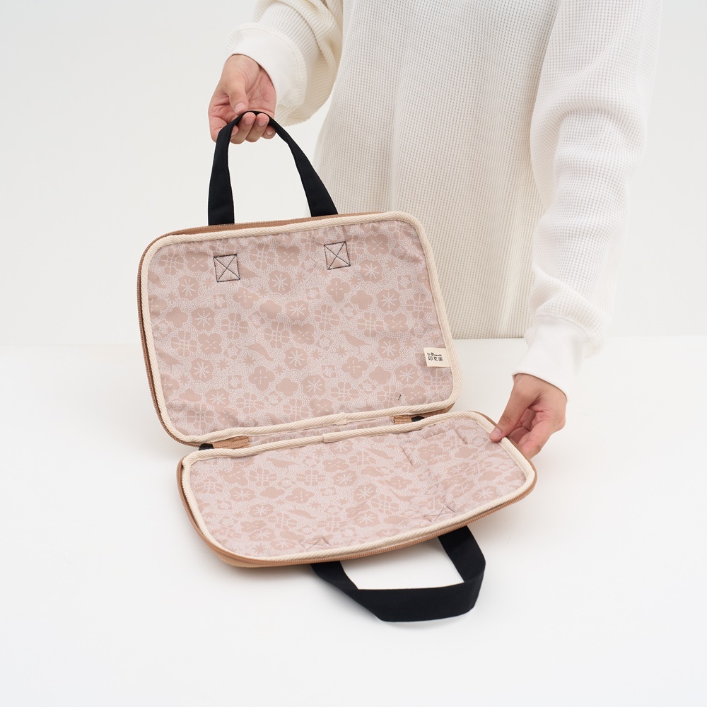 印花樂11吋iPad收納包-手提款/"I"系列/大地棕