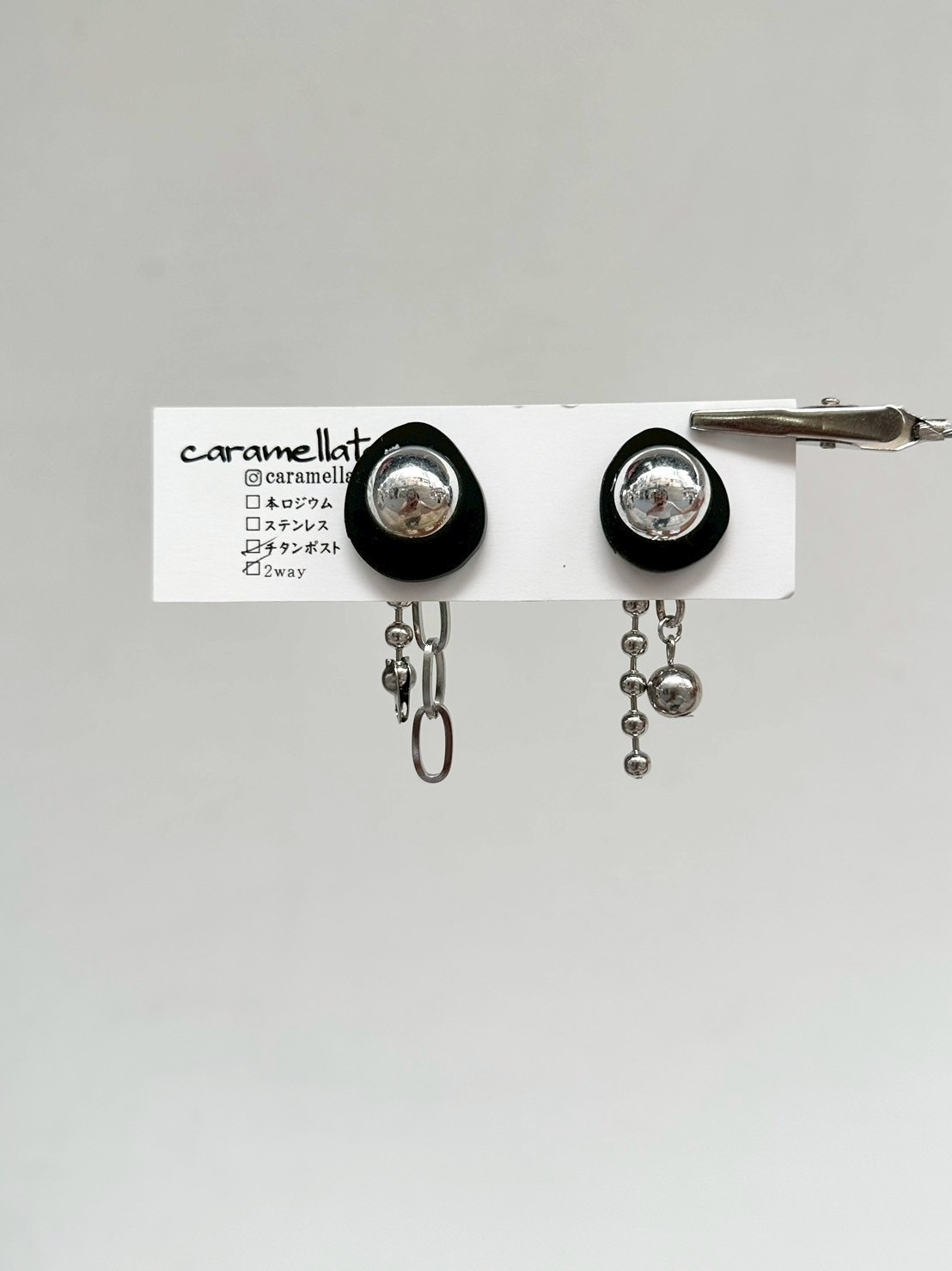 [caramellate] 兩用 | 電線耳環 | 耳針 | NO.113