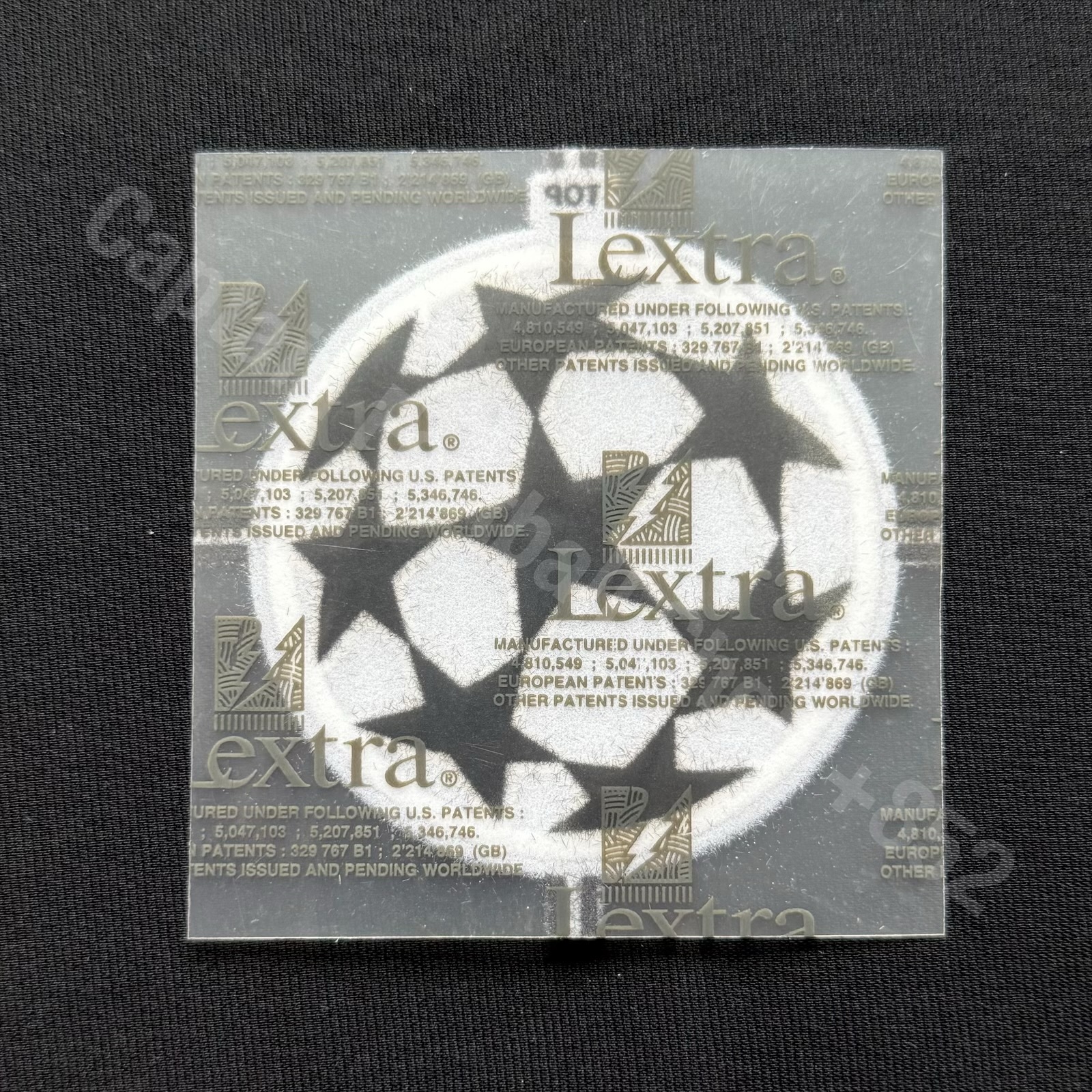 Official Lextra 2000-2001 UEFA Champions League Patch